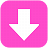 Arrow 2 Down Icon 48x48 png